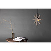ebuy24 Säfsen kerstster met licht staal Ø40 cm hanglamp mocca.