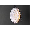 ebuy24 Storlien kerstster met licht papier Ø46 cm hanglamp wit.