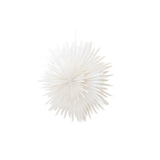 ebuy24 Sälen kerstster met licht papier Ø80 cm hanglamp wit.