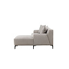 ebuy24 Viskan bank chaise longue bank rechtse lichtgrijs.