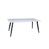 ebuy24 Polar eetkamertafel 90x180 cm wit.