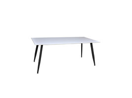 ebuy24 Polar eetkamertafel 90x180 cm wit.