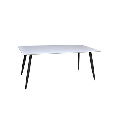 ebuy24 Polar eetkamertafel 90x180 cm wit.