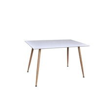 ebuy24 Polar eetkamertafel 75x120 cm wit.