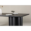 ebuy24 Olivia eetkamertafel 100x210 cm zwart.