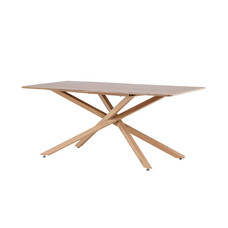 ebuy24 Piazza eetkamertafel 90x180 cm mocca.