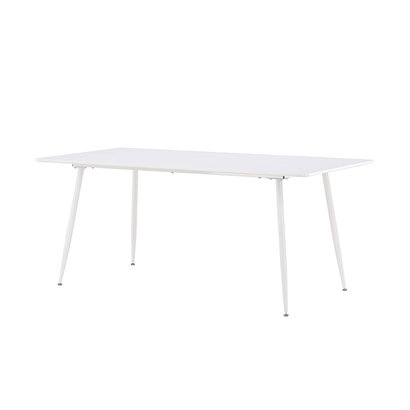 ebuy24 Silar eetkamertafel 90x180 cm wit.