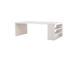 ebuy24 Mika eetkamertafel 110x230 cm whitewash.