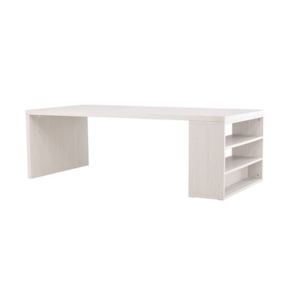 ebuy24 Mika eetkamertafel 110x230 cm whitewash.