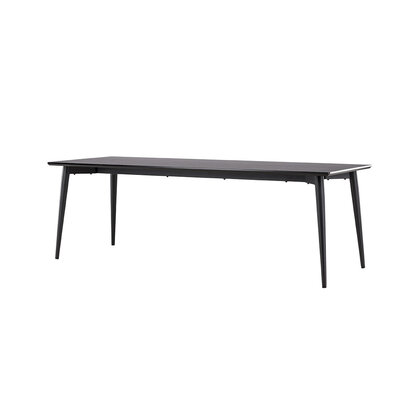 ebuy24 Ellis eetkamertafel 85x230 cm zwart.