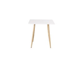 ebuy24 Polar eetkamertafel 80x80 cm wit.