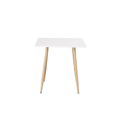 ebuy24 Polar eetkamertafel 80x80 cm wit.