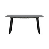 ebuy24 Inca eetkamertafel 85x160 cm zwart.