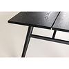 ebuy24 Sleek eetkamertafel 95x195 cm zwart.