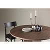 ebuy24 Bootcut eetkamertafel Ø110 cm mocca.