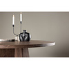 ebuy24 Bootcut eetkamertafel Ø110 cm mocca.