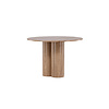 ebuy24 Olivia eetkamertafel Ø110 cm mocca.