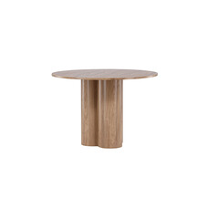 ebuy24 Olivia eetkamertafel Ø110 cm mocca.