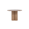 ebuy24 Olivia eetkamertafel Ø110 cm mocca.
