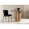 ebuy24 Olivia eetkamertafel Ø110 cm mocca.