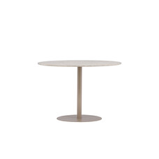 ebuy24 Lycke eetkamertafel Ø110 cm beige.