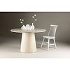 ebuy24 Lanzo eetkamertafel Ø120 cm whitewash.