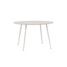 ebuy24 Plaza eetkamertafel Ø120 cm beige.