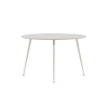 ebuy24 Plaza eetkamertafel Ø120 cm beige.