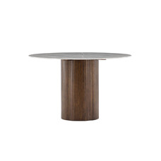 ebuy24 Härön eetkamertafel Ø120 cm mocca.