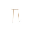 ebuy24 Plaza bartafel Ø70 cm whitewash.