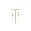 ebuy24 Plaza bartafel Ø70 cm whitewash.