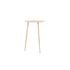 ebuy24 Plaza bartafel Ø70 cm whitewash.