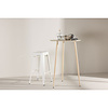 ebuy24 Plaza bartafel Ø70 cm whitewash.