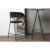 ebuy24 Lui barstoel velours zwart.