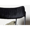 ebuy24 Lui barstoel velours zwart.