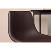 ebuy24 Alexi barstoel PU kunstleer bruin.