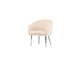 ebuy24 Wanda fauteuil teddy beige.