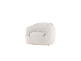 ebuy24 Elio fauteuil lichtgrijs.