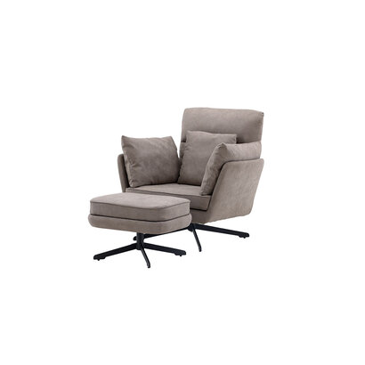 ebuy24 Madrid fauteuil grijs.