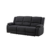 ebuy24 Singapore bank 3-zits fauteuil zwart.