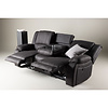 ebuy24 Singapore bank 3-zits fauteuil zwart.