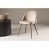 ebuy24 Velvet eetkamerstoel velours beige.