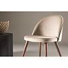 ebuy24 Velvet eetkamerstoel velours beige.