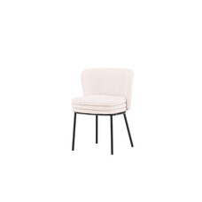 ebuy24 Agnes eetkamerstoel wit.