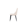 ebuy24 Leone eetkamerstoel fluweel beige.