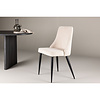ebuy24 Leone eetkamerstoel fluweel beige.
