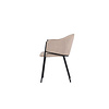 ebuy24 Evelina eetkamerstoel met armleuning beige.