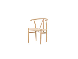 ebuy24 Alfons eetkamerstoel beige.