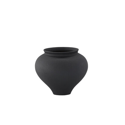 ebuy24 Rellis vaas zwart.