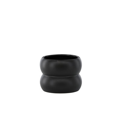 ebuy24 Dapne bloempot mat zwart.